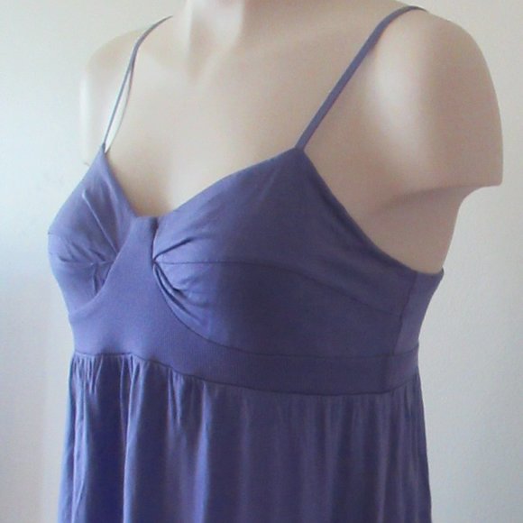 Wilfred Aritzia  purple women long open sleeveless spell tank top Medium - Picture 3 of 10